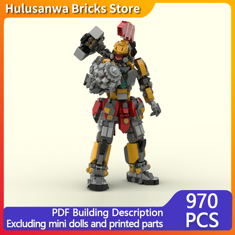 Heavy Equipment Lego - Heavy Combat Mecha Model MOC Building