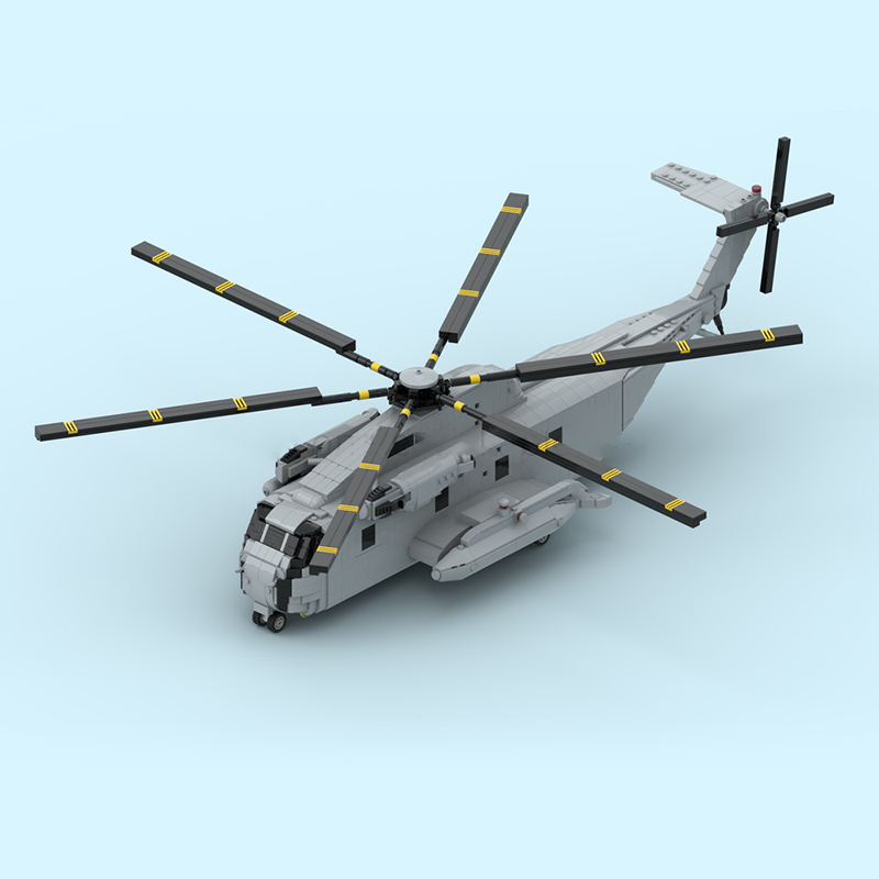 CH-53D Heavy Helicopter Model  - огляд і ціна Heavy Equipment Lego