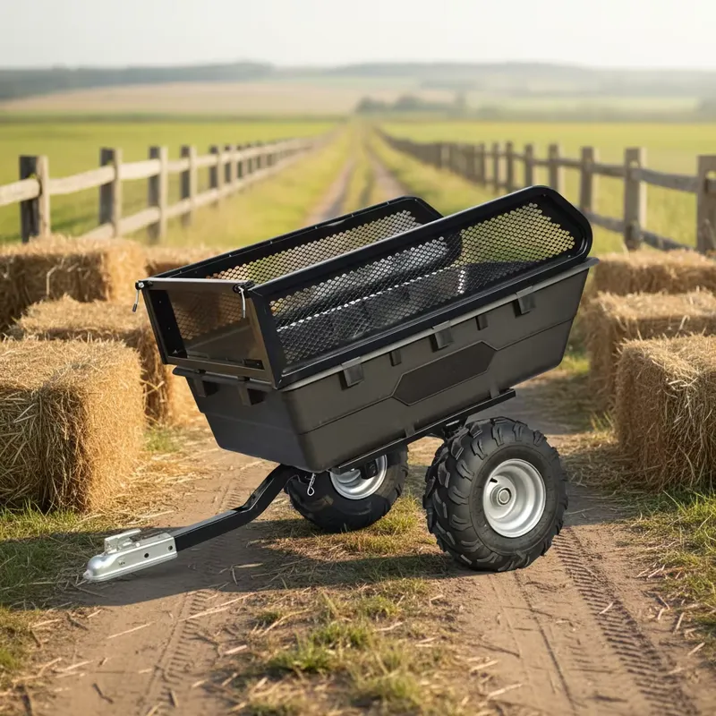 for ATV Quad Bike Dump Cart Ga - огляд і ціна Heavy Equipment Hauler