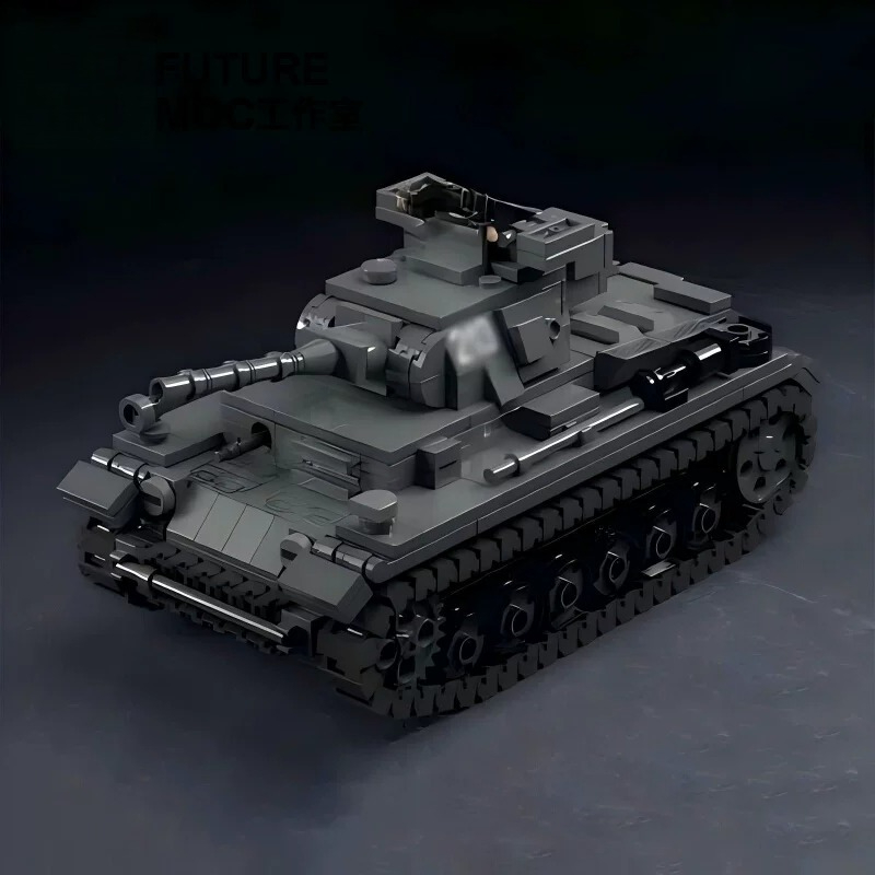 MOC WW2 F-type Heavy Tank War  - огляд і ціна Heavy Equipment Lego