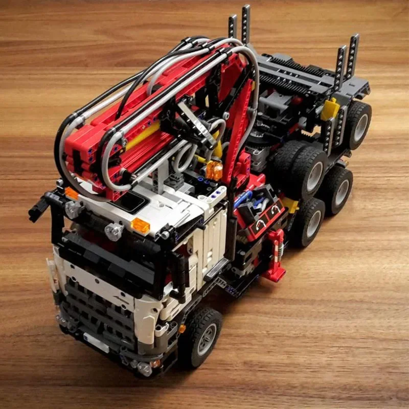 42043 Long Wood Truck Crane Sa - огляд і ціна Heavy Equipment Lego
