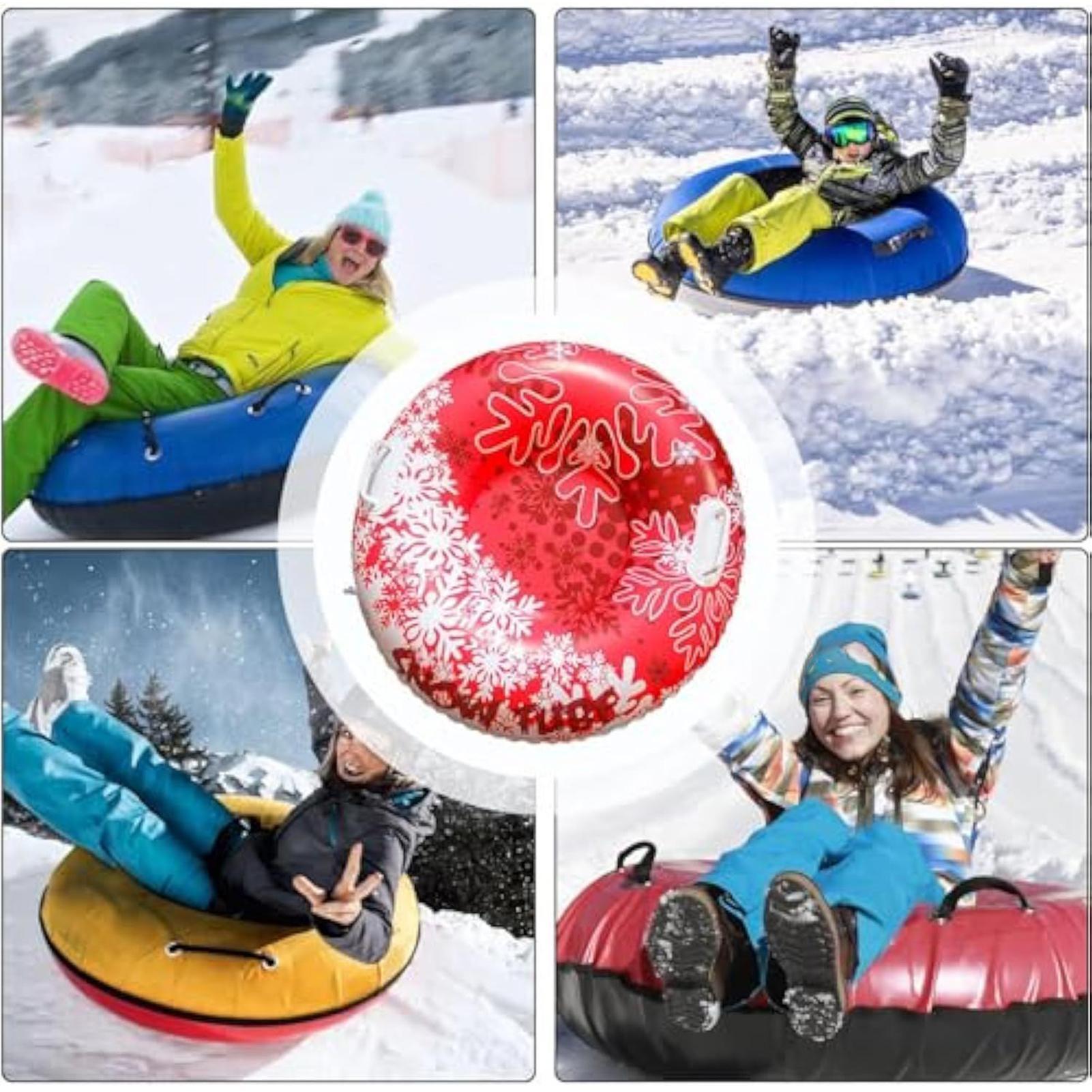 Inflatable Snow Tube, Thickene - огляд і ціна Heavy Equipment Youtube For Kids